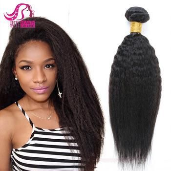 Brazilian Human Remy Yaki Straight Hair Weft Wholesaler