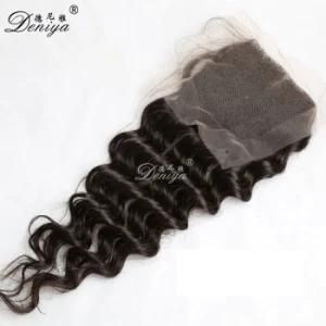 Fashion Natural Black Deep Curly Virgin Remy Brazilian 100% Human Hair Toupee Products Extension
