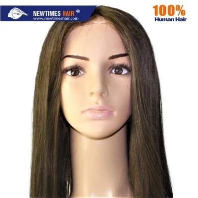 French Lace Silk Top with Perfect Bleaching Knots Front Realistic Human Hair System