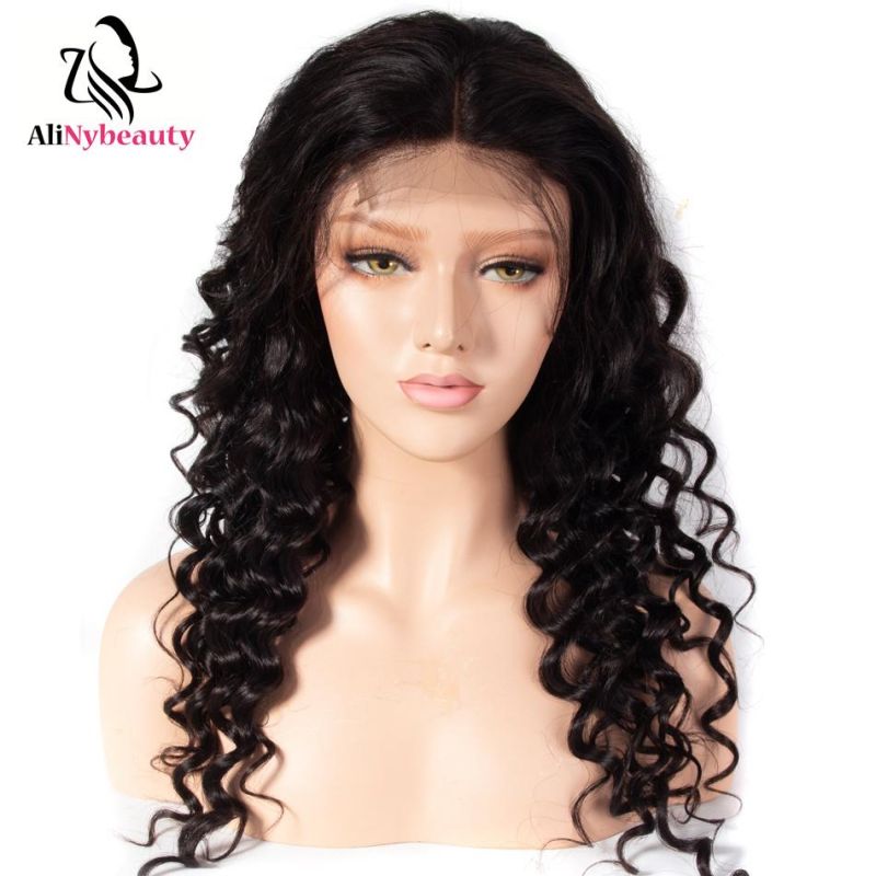 Wholesale Brazilian Human Virgin Hair Loose Wave Full Lace Wig