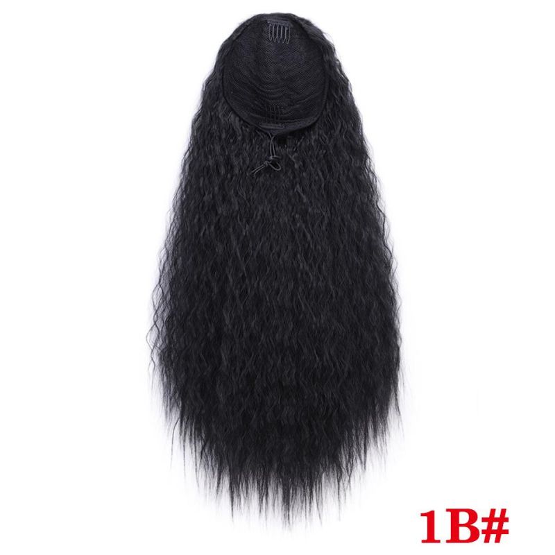 Kbeth Kinky Curly Ponytails for Black Woman Long Luscious 100% Virgin Remy Human Hair Extension Customize Cut Dye 100g Ponytail of Your Dreams From China