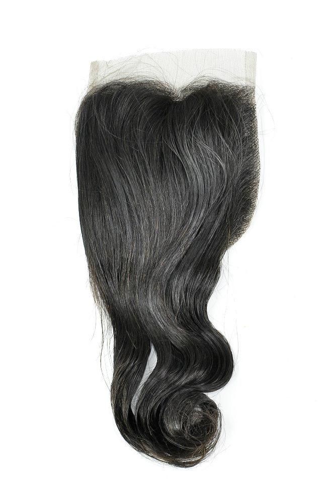 Virgin Human Hair Lace Closure at Wholesale Price (Bouncy)