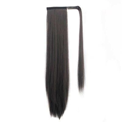 24&quot; Wrap Synthetic Ponytail Hair Extension Hair Clip Flase Hairpiece