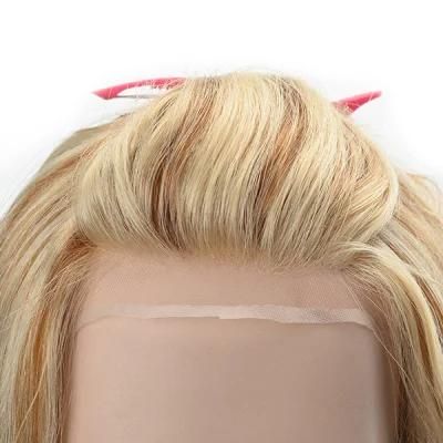 Lw6138 Full French Lace Cap Human Hair Wig with Spot Color Women&prime;s Hair System