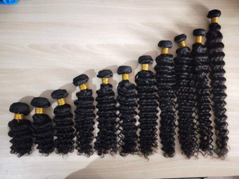 Hair Deep Wave Wholesale Indian Hair Bundles Deep Wave 100% Human Raw Hair No Tangle No Shedding