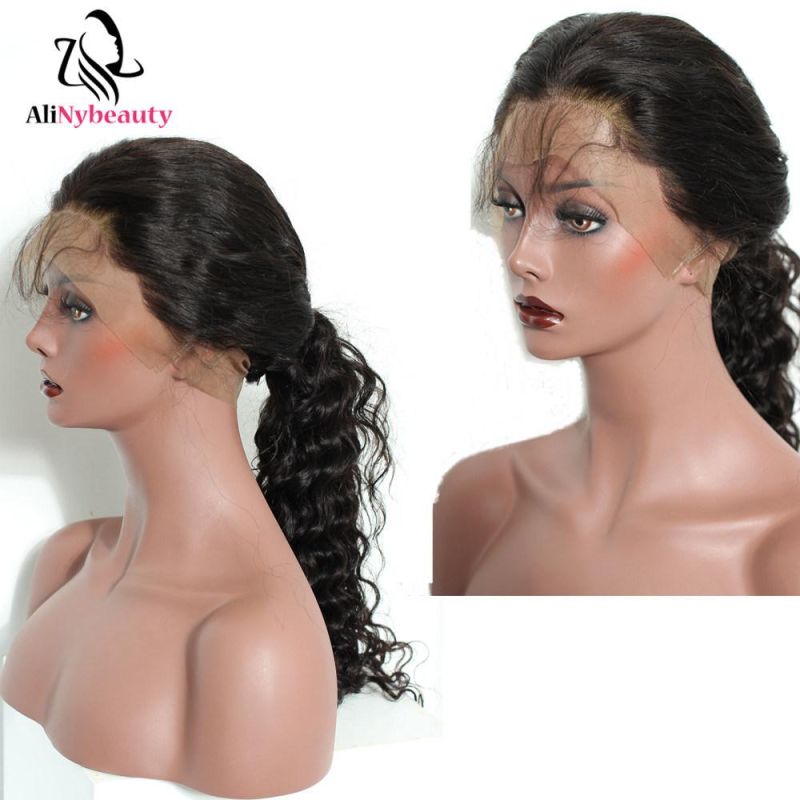 Cheap Price Natural Color Human Hair Lace Front Wig