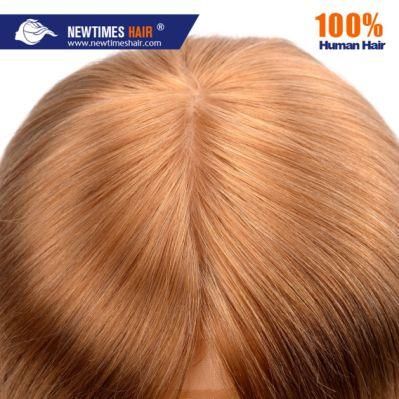 Customized Silk Top Glueless Wig High Quality Human Hair Women Toupee