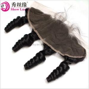 Hot Selling Indian Hair Loose Wave Wavy Virgin Human Hair Natural Hair Lace Frontals Size 13*4 with Large in Stock