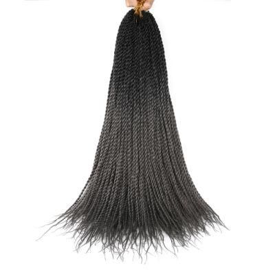 24&quot; Synthetic Crochet Braiding Senegalese Twist Hair Extension Wigs Wholesale Dreadlocks