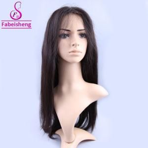 Natural Lace Front Full Fringe Silky Straight Brazilian Hair Wig