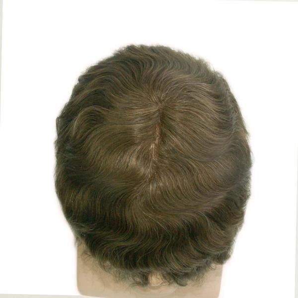 Custom Made Men′s Indian Human Hair Toupee