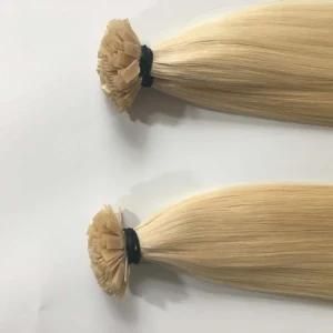 613# Prebonded Keratin Nail Tip Brazilian Virgin Remy Human Hair Extensions