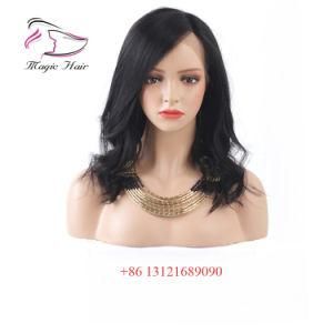 Brazilian Human Hair for Women Braid Hair Wavy Color 1b# Lace Front Wigs