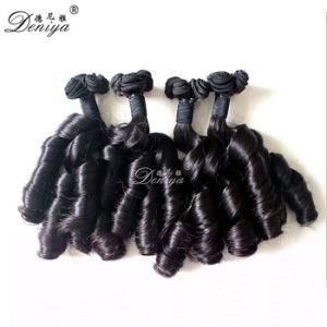 Fashion Fumi Hair Egg Curly Natural Color Remy Human Hair Weave