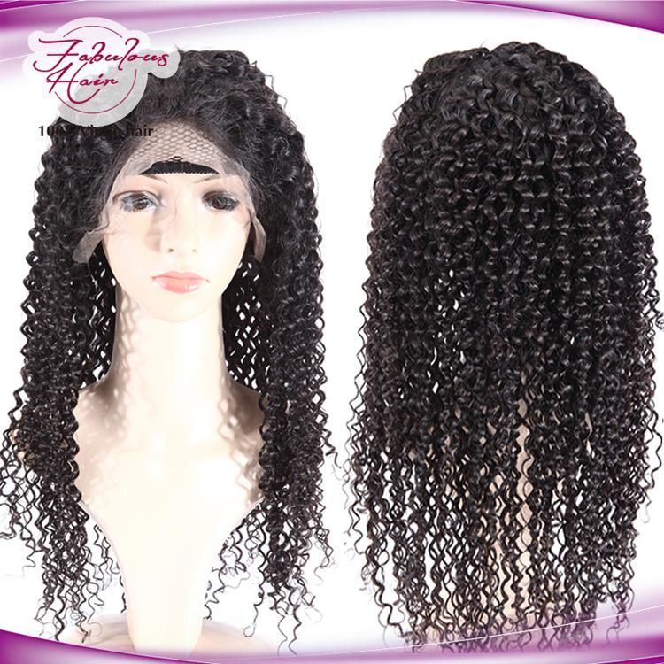 Factory Wholesale 150+Density Brazilian Human Hair Lace Front Wig