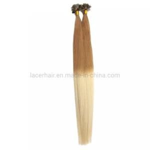 High Quality U-Tip Keratin Hair Pre-Bonded Brazilian Natural Human Hair Extension