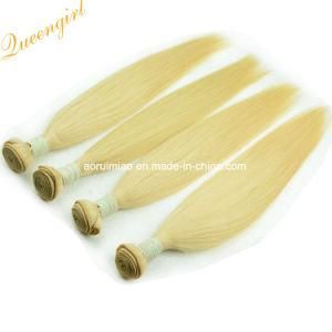 Wholesale Unprocessed 613 Straight Remy Human Hair Extensions Virgin Peruvian Blond Hair Bundles