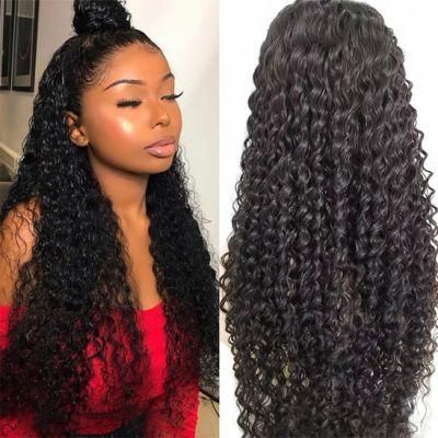 13X4lace Front Wig Kinky Curly Human Hair Wig Brazilian Remy Hair Jerry Curl Wig 150% Density Lace Front Human Hair Wigs 26inch