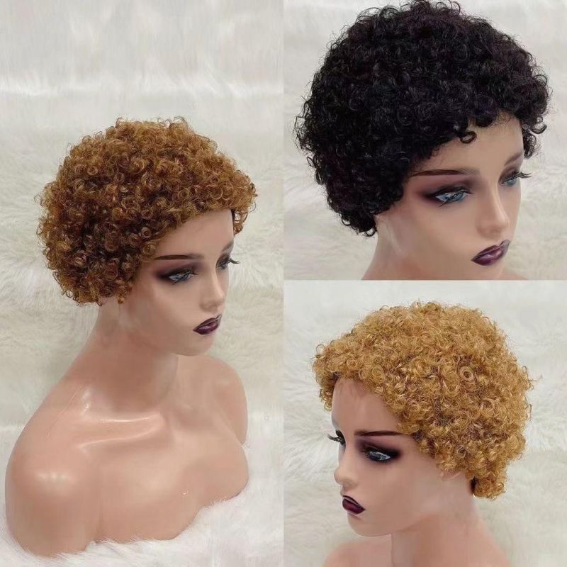 Wholesale Price Short Wigs for Black Women Pixie Cut Short No Lace Wig