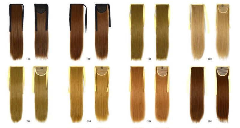 Wendyhair Ponytail Extensions Long Straight Wrap Synthetic Hair