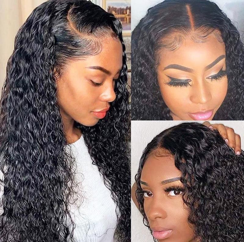 Kbeth Human Hair Wig for Tanzania Black Women Birthday Gift Kinky Curly Lace Front Wig Wholesale Cuticle Aligned Unprocessed Peruvian Virgin Apple Girl Wigs