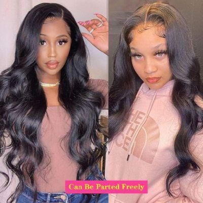 Body Wave Lace Front Wigs Human Hair Pre Plucked Bleached Knots with Baby Hair