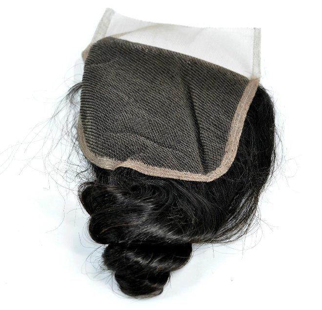 Virgin Human Hair Lace Closure at Wholesale Price (Loose Wave)