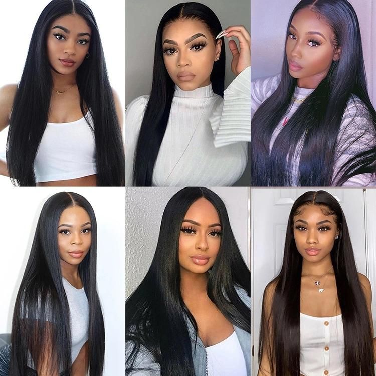 Wholesale 40 Inch 613 Silk Straight Full Lace Wig Human Hair Wigs