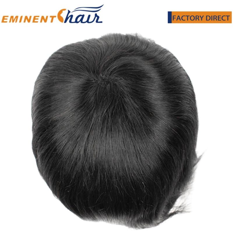 Ultra Thin Skin Men Hair System Custom Full Skin Toupee