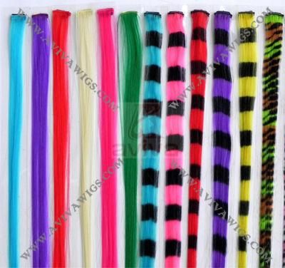 Multi Colors Fashion Hot Colors Clip in Hair Extension (AV-SH05)