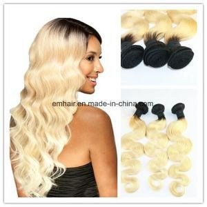 High Quality Ombre Blond Hair Weaves Brazilian Body Wave Human Hair Extensions Remy Hair Bundles 100g/Piece