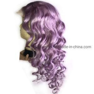 Hot Sale Full Lace Front Wig Body Wave Mixed Color Brazilian Remy Human Hair Wigs