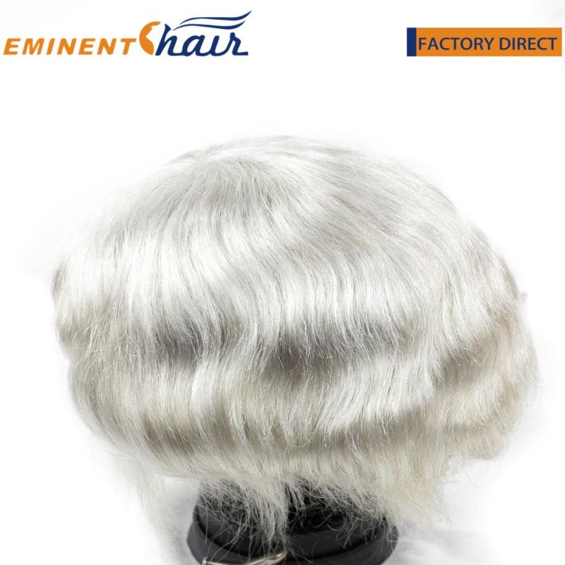 Remy Hair Custom Mono with Lace Front Hairpiece