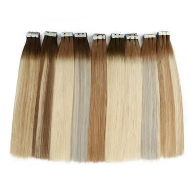 12A Raw Virgin 100% Human Hair Double Drawn Tape in Hair Extensions
