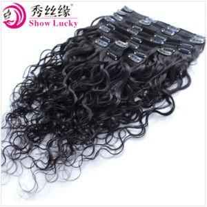 Cuticle Remy Human Hair Sewn in Hair Extensions Virgin Peruvian Hair Clip in Hair Products Water Wave