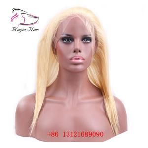 360 Lace Frontal 613 Blonde Brazilian Remy Straight Hair 130% Density Natural Hairline