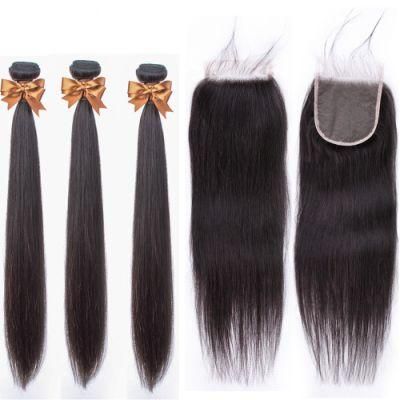 100% Human Virgin/Remy Hair Extension of Hair Bundle with Straight