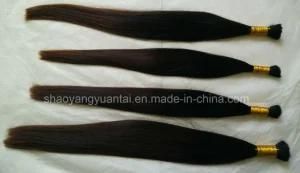 Unprocessed/Processed 100% Chinese/Indian/Bazilian Virgin Hair Bulk (Bundle) Extension
