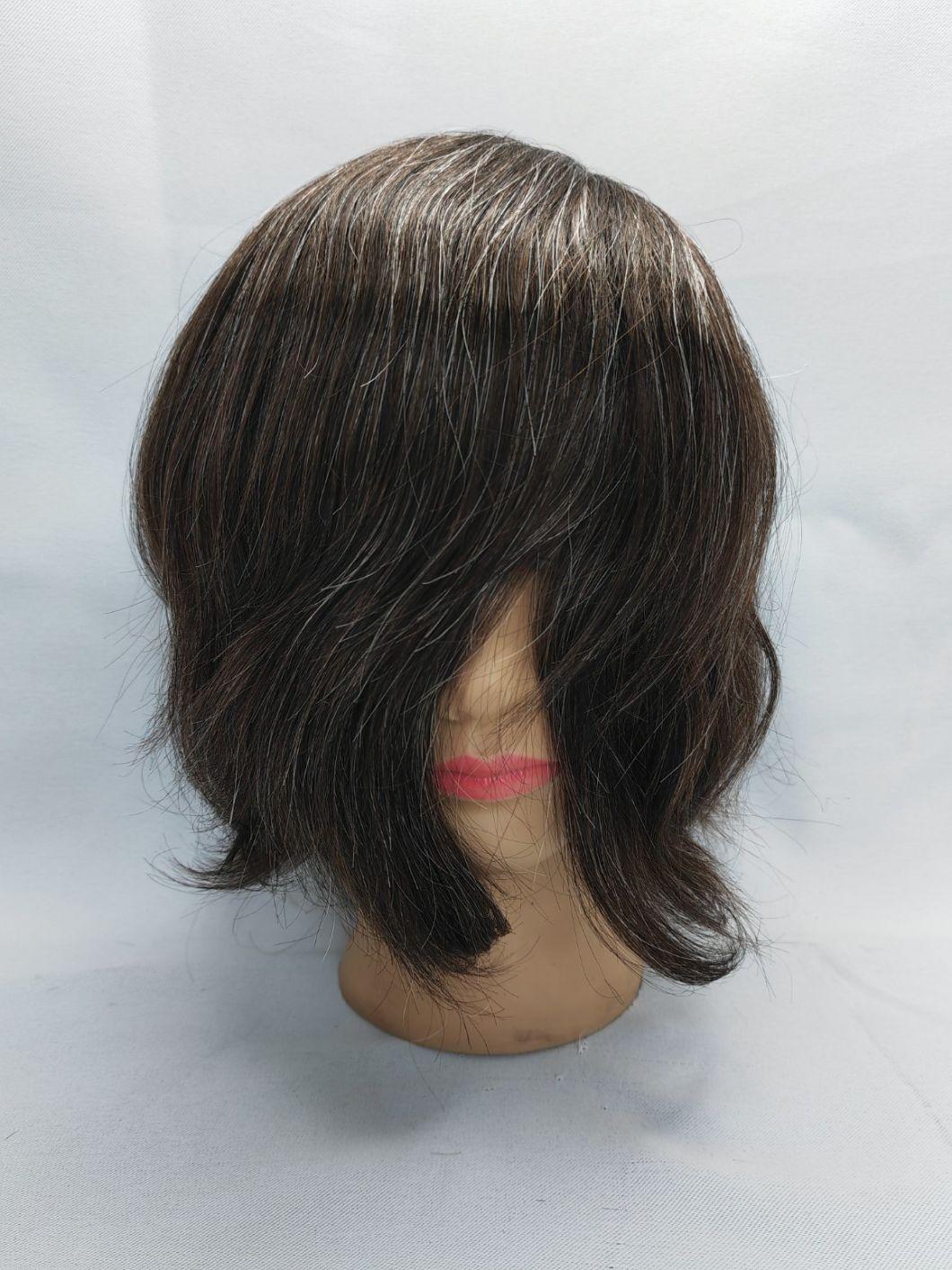 2022 Most Durable Custom Made Clear PU Base Injection Toupee Made of Remy Human Hair