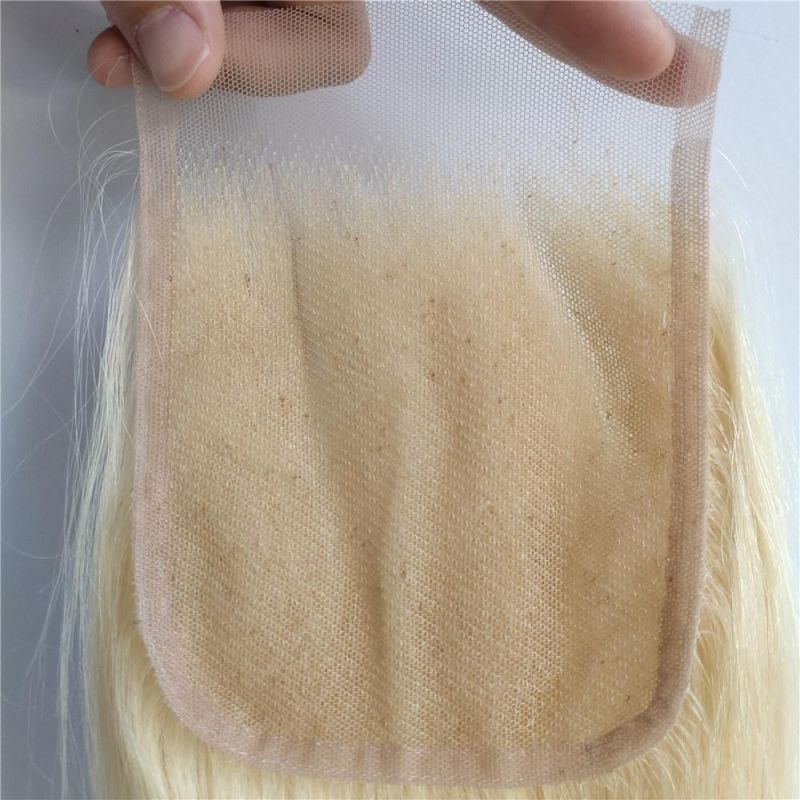 613 Blonde Brazilian Human Hair 4*4 Closure