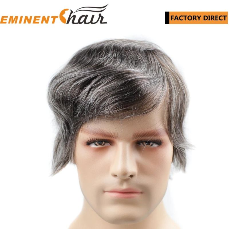 Full Lace Wig for Men Instant Delivery Human Hair Men′s Lace Toupee