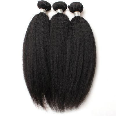 Wholesale Brazilian Hair Weave Yaki Straight Human Hair Bundles Extension