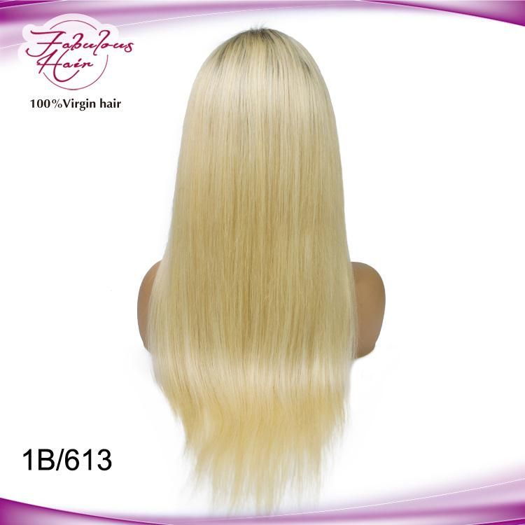 Hot Sale 12A Grade Brazilian Human Hair Wigs 1b/613 Color