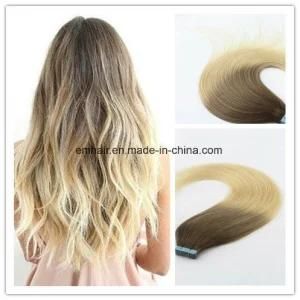Balayage Color #8#613 Tape in Remy Hair Extensions Seamless Virgin Human Hair Skin Weft Slik Straight Tape on Hair Extension