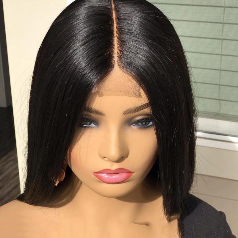 Black Straight Wig 150% Lace Front Human Hair Wigs for Women Brazilian Remy Hair Pre Plucked Lace Wig with Baby Hair 26 Inch