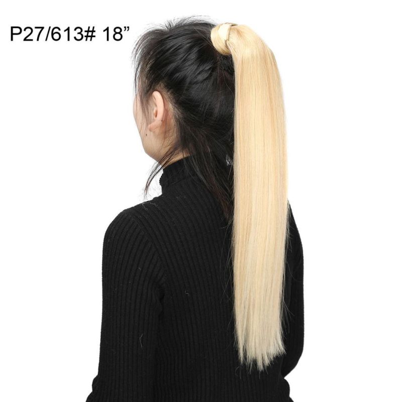 Best Selling Virgin Brazilian Hair Ponytail, 100% Unprocessed Human Hair Ponytail