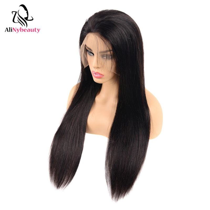 Wholesale Unprocessed 11A Natural Mink 100% Brazilian Virgin Cuticle Aligned Human Hair China Transparent Full Lace Wigs