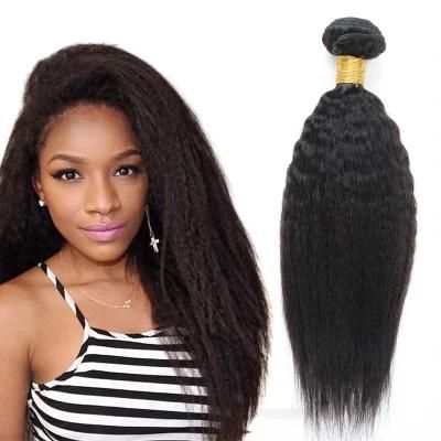 Wholesale Virgin Brazilian Remy Kinky Straight Human Hair Weave Bundles