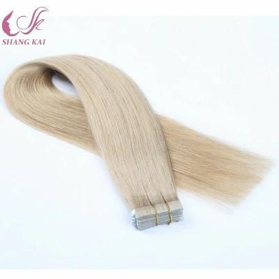 100% Brazilian Human Hair Skin Tape Hair Weft Tape Hair