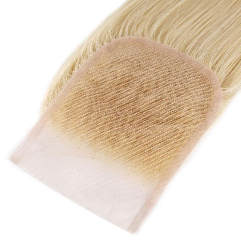 Brazilian Hair 613 Blonde Lace Closure 8-20 Inch Straight 613 Blonde 4X4 Closure